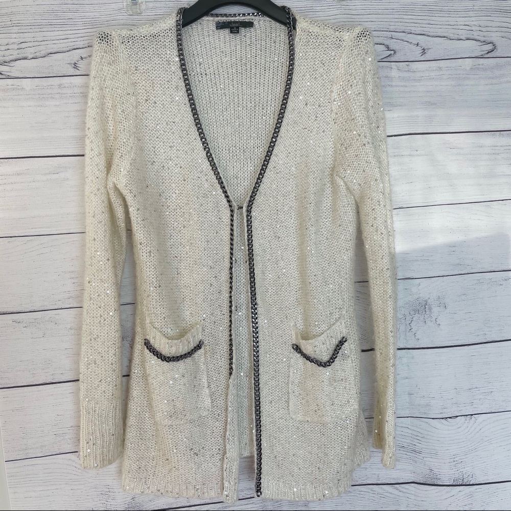 Sparkle Mettalic Detail Cardigan